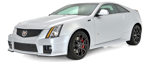 Black Alcantara-Silver Thread RedlineGoods Gauge Hood Cover Compatible with Cadillac CTS-V 2009-15 